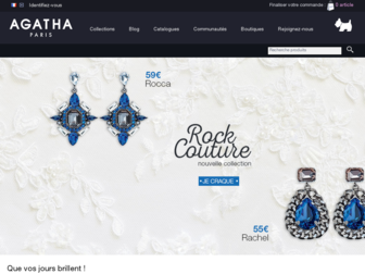 agatha.fr website preview