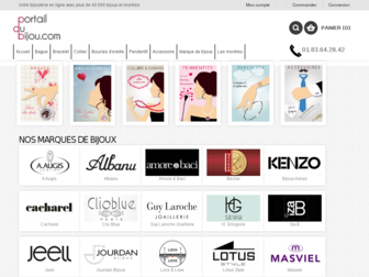 portaildubijou.com website preview