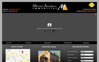 michele-anterieux-immobilier.com website preview