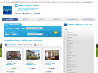 laforet-immobilier-aveyron.com website preview