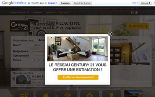 century21-capimmo-millau.com website preview