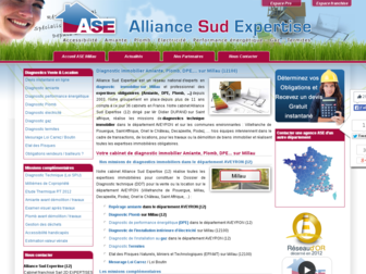 ase-millau.com website preview