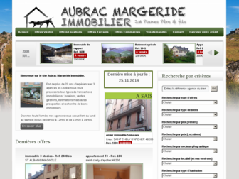 aubrac-immo.com website preview