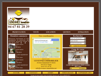 cevennes-immobilier.net website preview