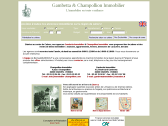 immobilier-gambetta.fr website preview