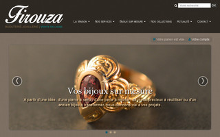firouza.fr website preview
