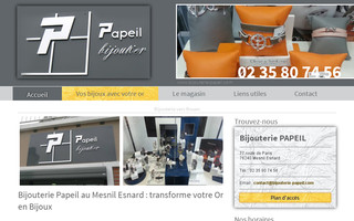 bijouterie-papeil.com website preview