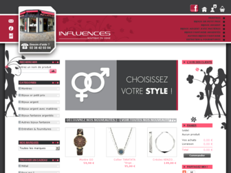 bijouterie-influences.com website preview