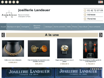 montres-bijoux-landauer-paris.fr website preview