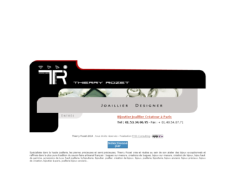 thierryrozet.com website preview