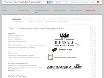 biennale-paris.com website preview