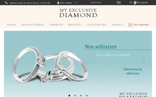 myexclusivediamond.com website preview