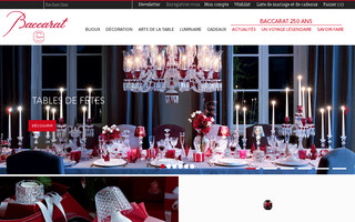 baccarat.fr website preview