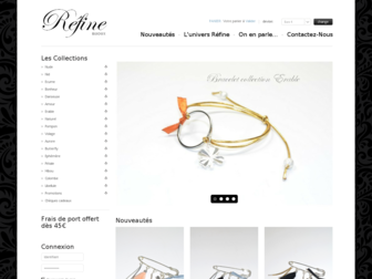 bijoux-refine.com website preview