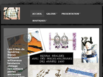 lescreasdesandrine.creaprez.com website preview