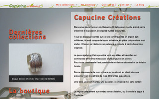 capucine-creations.com website preview