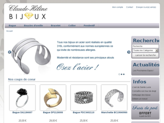 claudehelene-bijoux.com website preview