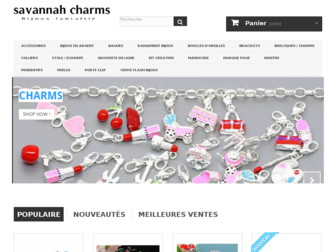 savannah-charms.com website preview