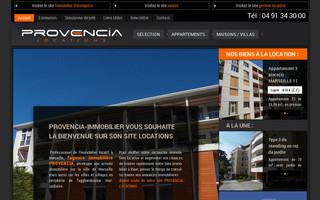 location.provencia-immobilier.com website preview