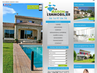 lamaison-immo.com website preview