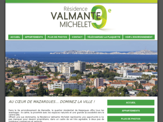 residencevalmantemichelet.fr website preview