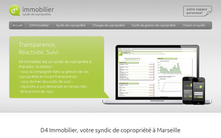 d4immobilier.fr website preview