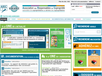 arc-copro.fr website preview
