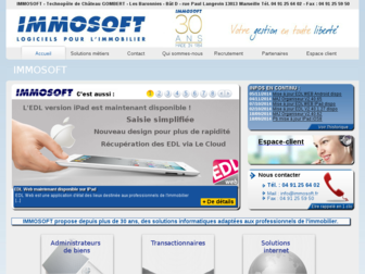 immosoft.fr website preview