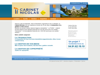 immobilier-nicolas.com website preview