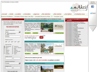 immobilier-cassis.aktifimmo.com website preview