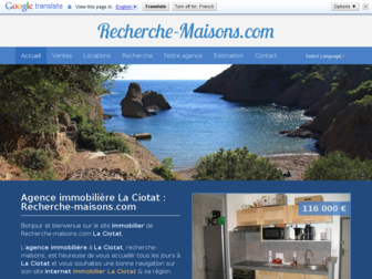 recherche-maisons.com website preview