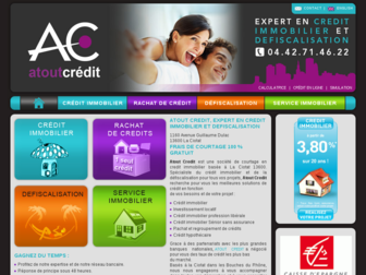 atoutcredit.fr website preview