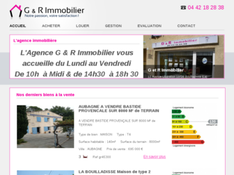 grimmobilier.fr website preview