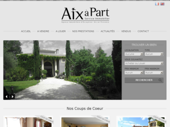 aixapart.fr website preview