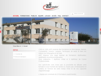adfformation.fr website preview