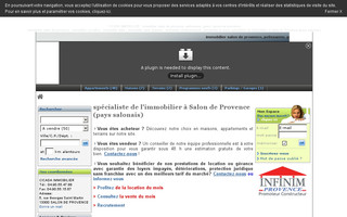 cicada-immobilier.fr website preview