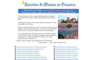 location-maison-provence.net website preview