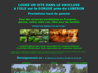 gites-provence-piscine.fr website preview