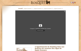 domainebosquet.com website preview