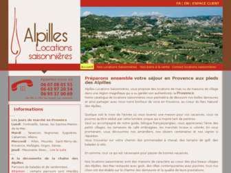alpilles-location-saisonniere.com website preview