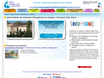 location-roquebrune-sur-argens-provence-goelia.com website preview