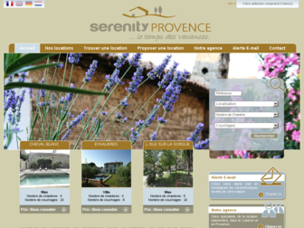 serenity-provence.com website preview