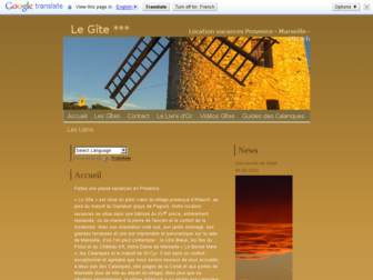 lesgitesprovence.com website preview