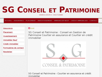 sgconseiletpatrimoine.com website preview