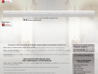 colonna-milanini.fr website preview