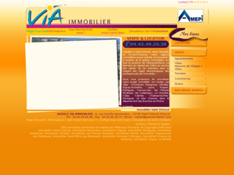 via-immobilier.com website preview