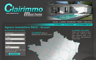 clairimmo.eu website preview