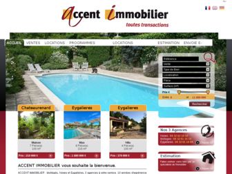 accentimmobilier.com website preview