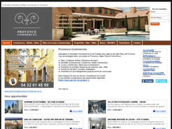 provence-commerces.com website preview