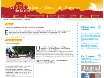 mairie-saintremydeprovence.fr website preview